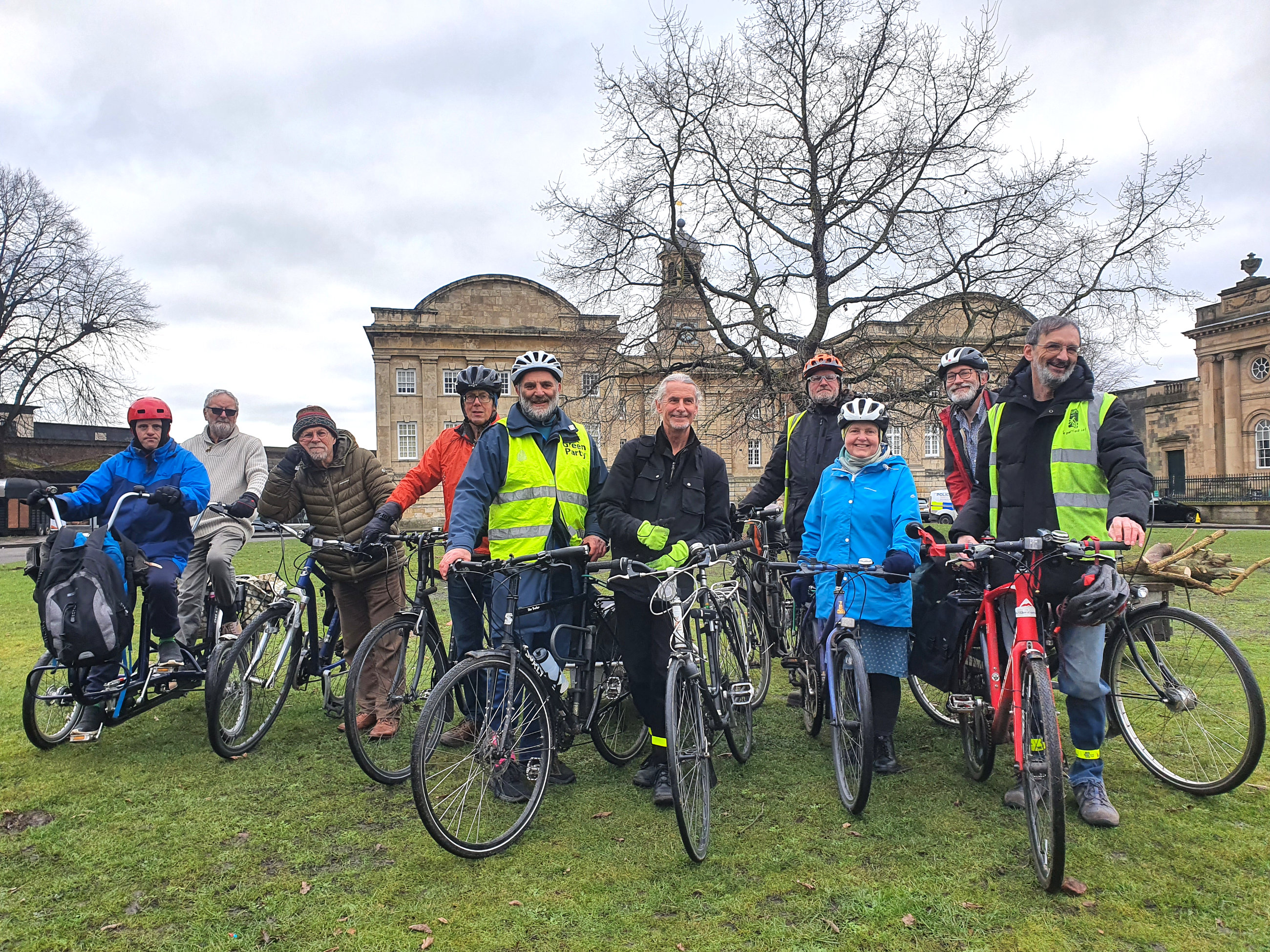cyclists in the active york project