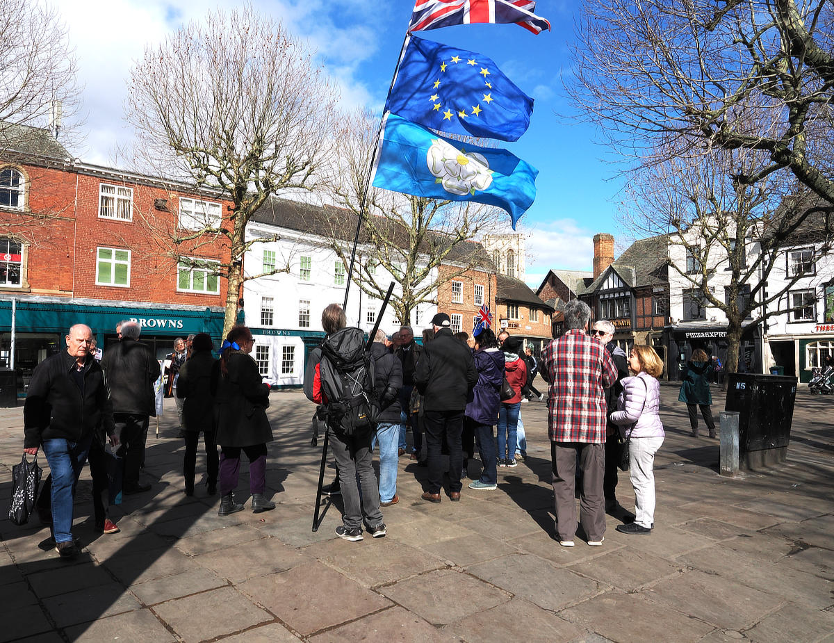 during the march