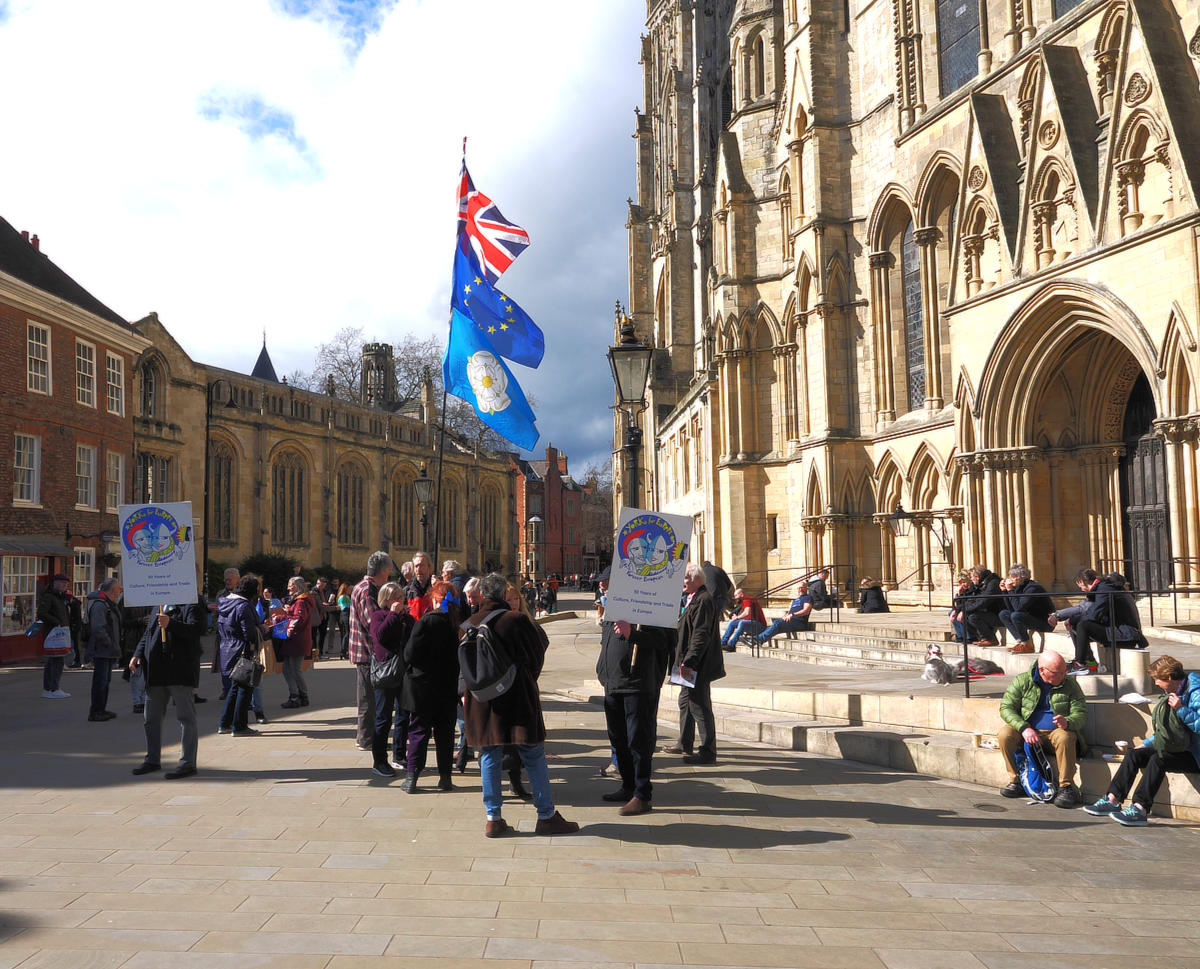 during the march