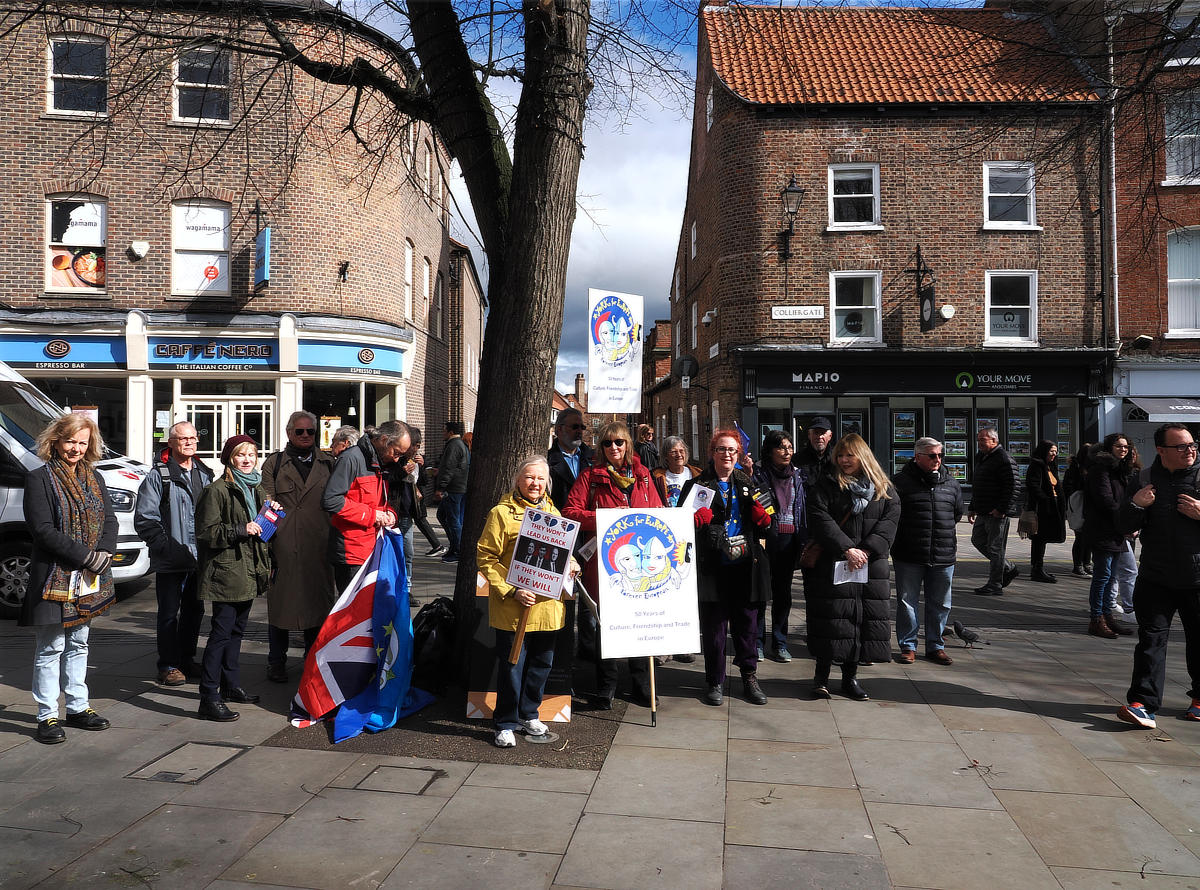 during the march