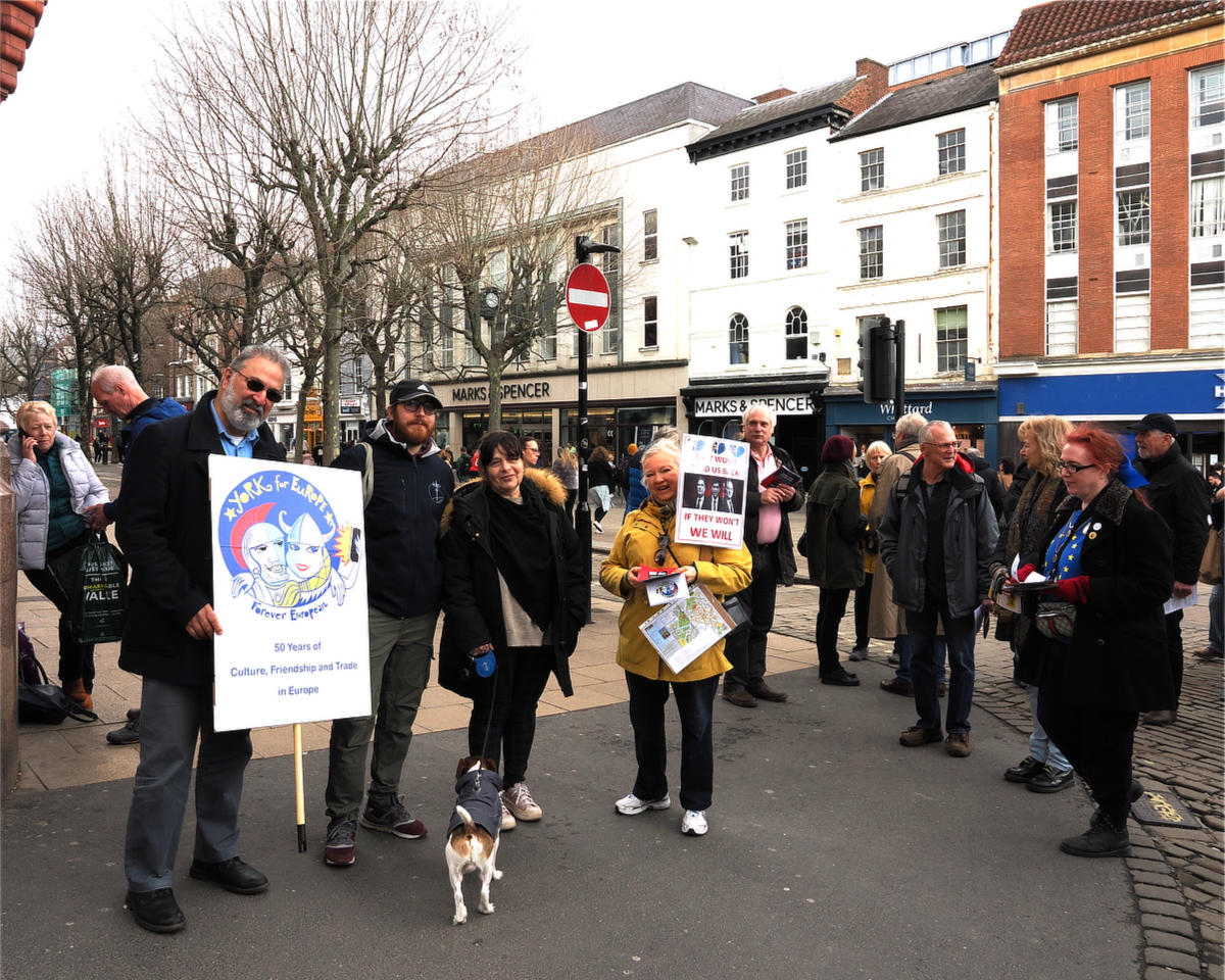 during the march