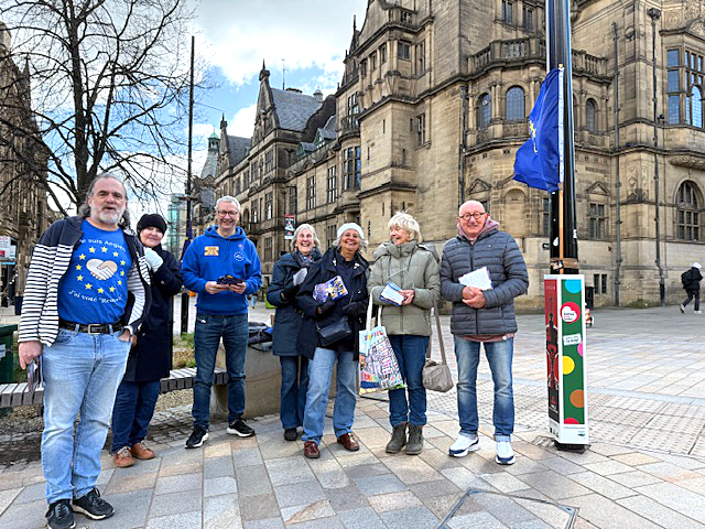 snap of the street stall in st Helens square