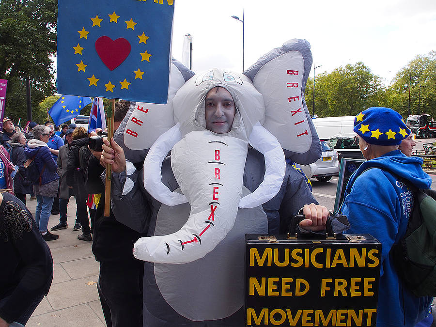 during the march