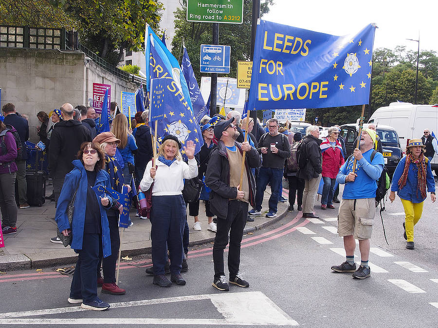 during the march