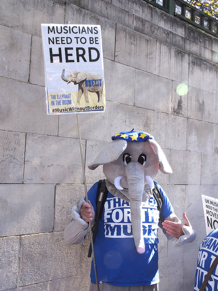 during the march