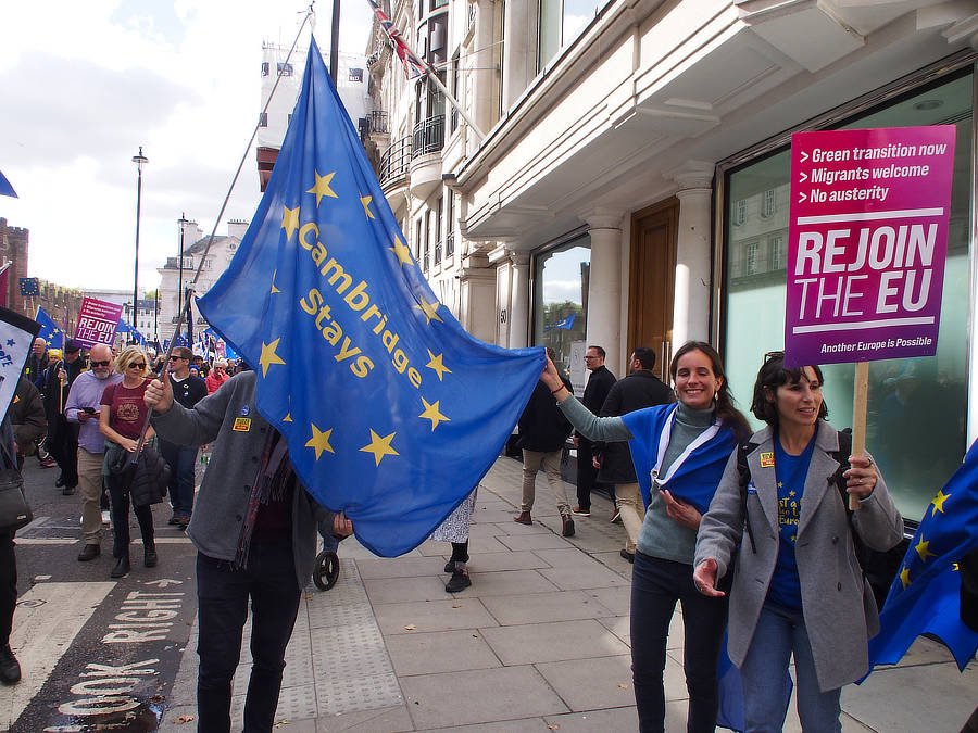 during the march