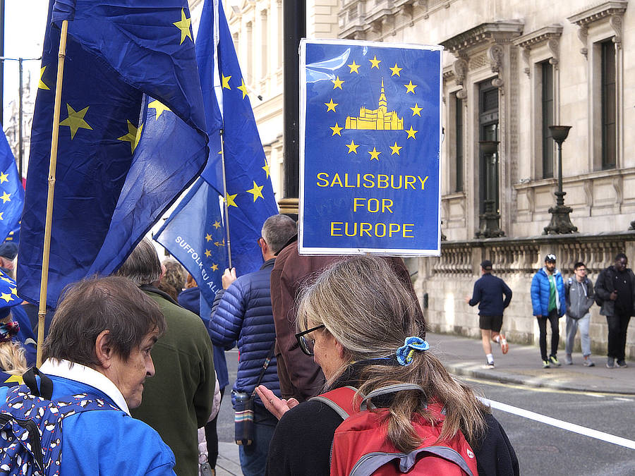 during the march