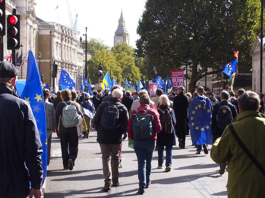 during the march