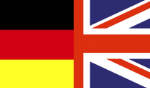Uk and german flag combined